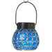 Signature HomeStyles Garden Decor- Solar Blue Solar Jeweled Lantern