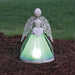 Signature HomeStyles Garden Decor- Solar Solar Lighted Metal Angel