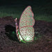 Signature HomeStyles Garden Decor- Solar Solar Lighted Metal Butterfly