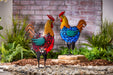 Signature HomeStyles Solar Lighted Metal Rooster