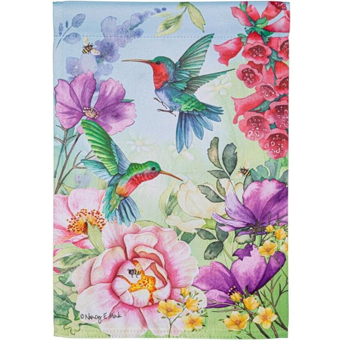 Signature HomeStyles Garden Flags Hummingbirds Song Garden Flag