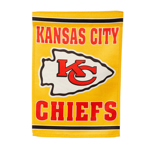 Signature HomeStyles Garden Flags Kansas City Chiefs NFL Embossed Suede Flag