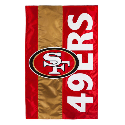 Signature HomeStyles Garden Flags San Francisco 49ers NFL Embellished Garden Flag