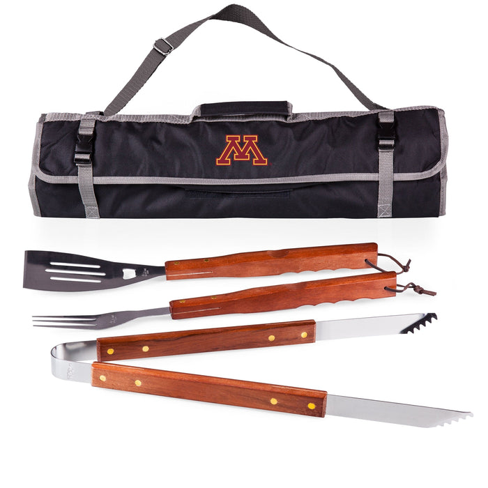 Signature HomeStyles Grill Sets University of Minnesota NCAA 3-Piece BBQ Tote & Grill Set