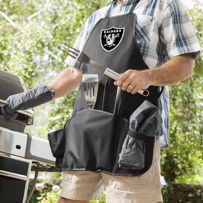 Signature HomeStyles Grill Sets NFL BBQ Apron Tote Pro Grill Set