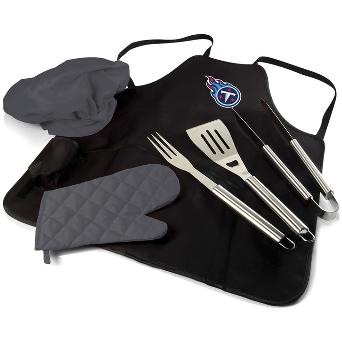 Signature HomeStyles Grill Sets Tennessee Titans NFL BBQ Apron Tote Pro Grill Set