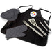 Signature HomeStyles Grill Sets Pittsburgh Steelers NFL BBQ Apron Tote Pro Grill Set