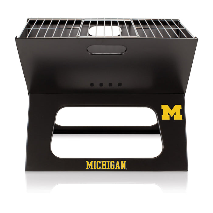 Signature HomeStyles Grills University of Michigan NCAA Portable Charcoal BBQ Grill