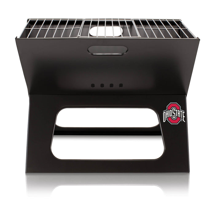 Signature HomeStyles Grills Ohio State University NCAA Portable Charcoal BBQ Grill