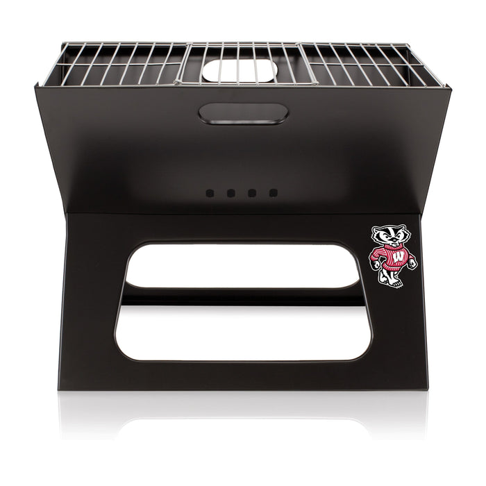 Signature HomeStyles Grills University of Wisconsin NCAA Portable Charcoal BBQ Grill