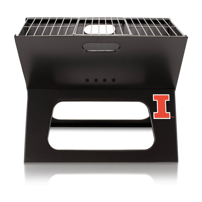 Signature HomeStyles Grills University of Illinois NCAA Portable Charcoal BBQ Grill