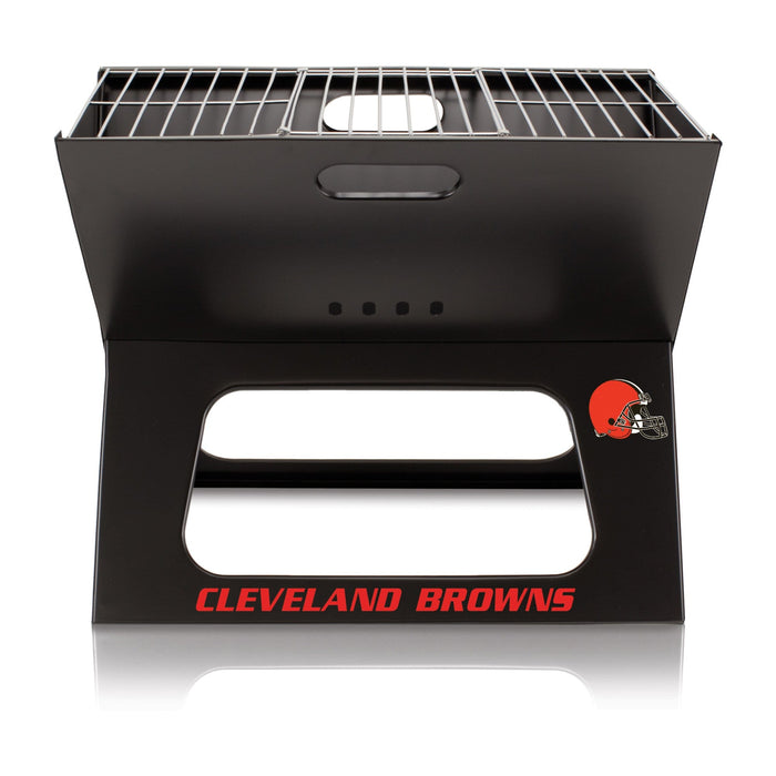 Signature HomeStyles Grills Cleveland Browns NFL Portable Charcoal BBQ Grill