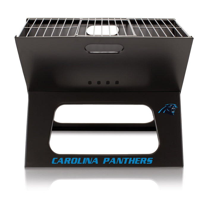 Signature HomeStyles Grills Carolina Panthers NFL Portable Charcoal BBQ Grill