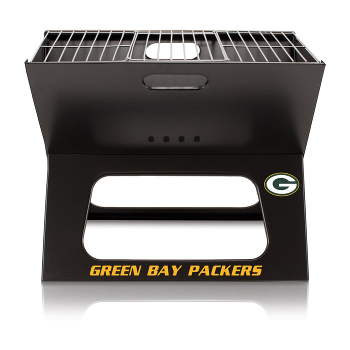 Signature HomeStyles Grills Green Bay Packers NFL Portable Charcoal BBQ Grill