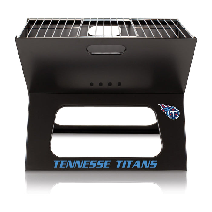 Signature HomeStyles Grills Tennessee Titans NFL Portable Charcoal BBQ Grill