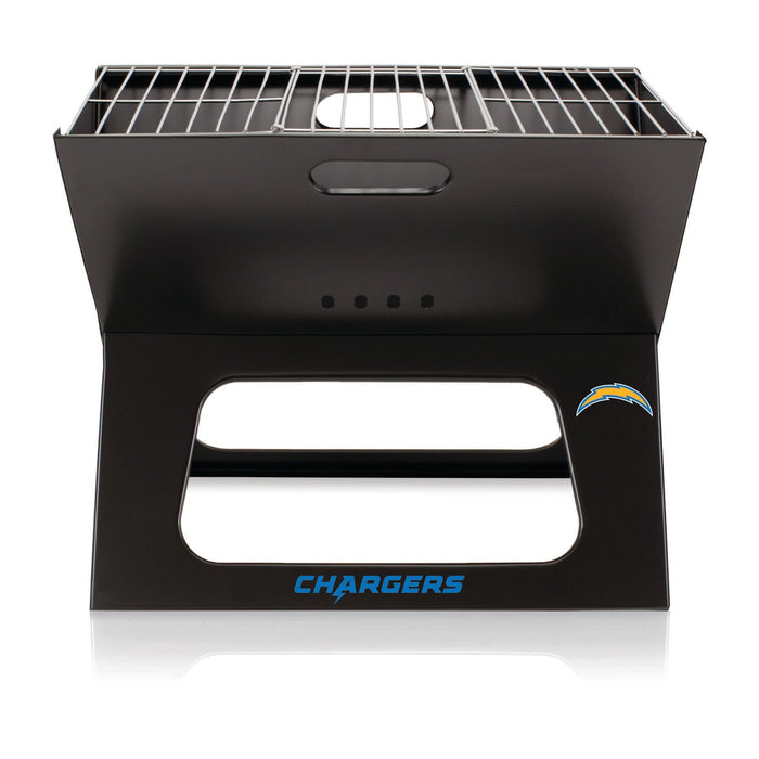 Signature HomeStyles Grills Los Angeles Chargers NFL Portable Charcoal BBQ Grill