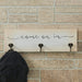 Signature HomeStyles Hooks Come on in Wood Sign with Hooks
