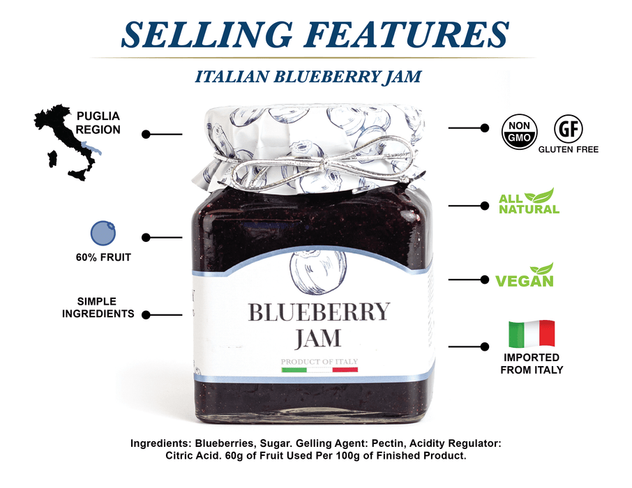 Signature HomeStyles Jams Italian Blueberry Jam