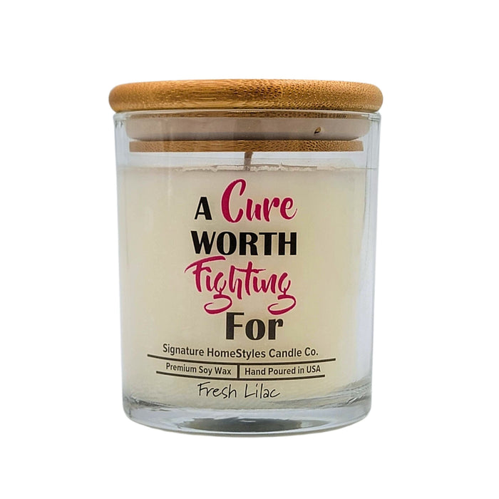 Signature HomeStyles Candle Co. Jar Candle A Cure Fresh Lilac Soy Candle