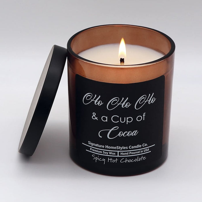 Signature HomeStyles Jar Candle Cup of Cocoa Spicy Hot Chocolate Soy Candle