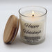 Signature HomeStyles Jar Candle Happy Holidays Sugared Berries Soy Candle