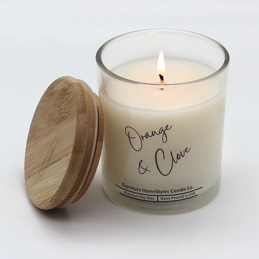 Signature HomeStyles Jar Candle Orange & Clove Soy Candle