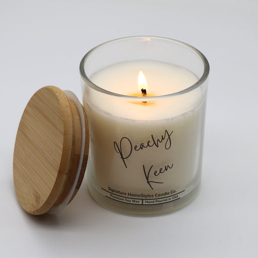 Signature HomeStyles Candle Co. Jar Candle Peachy Keen Soy Candle