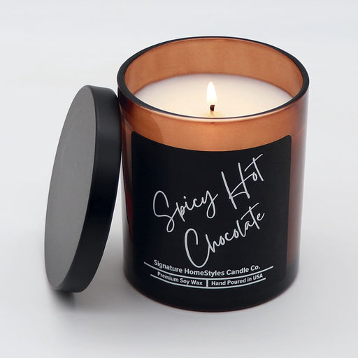 Signature HomeStyles Jar Candle Spicy Hot Chocolate Soy Candle