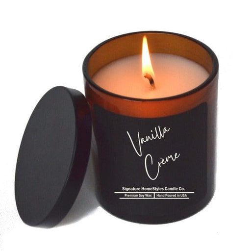 Signature HomeStyles Candle Co. Jar Candle Vanilla Creme Soy Candle