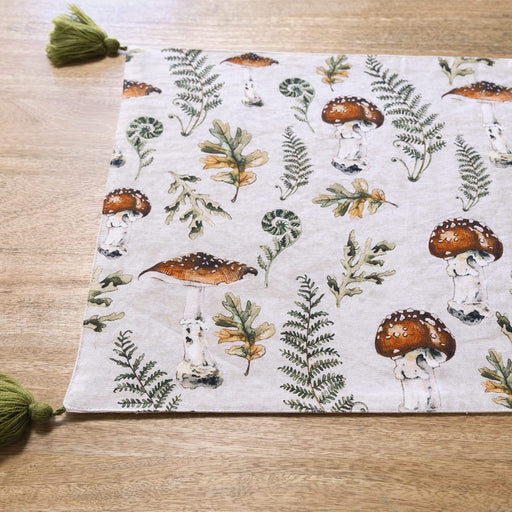 Signature HomeStyles Kitchen Accessories Forest Mushroom Table Linen