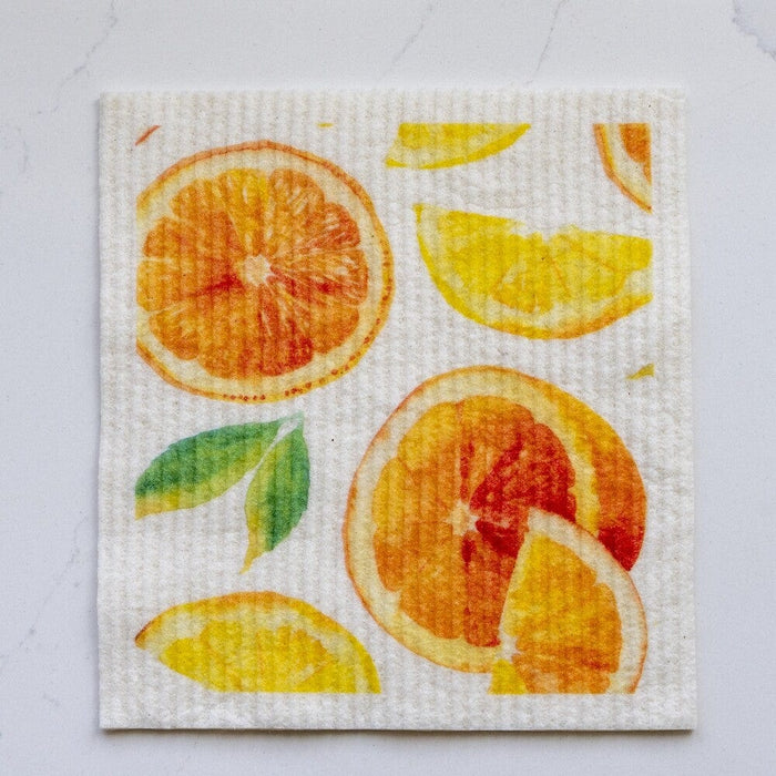 Signature HomeStyles Kitchen Accessories Oranges Summer Fruits Swedish Dishcloth