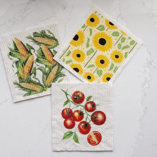 Signature HomeStyles Kitchen Accessories Summer Veggies Swedish Dishcloth
