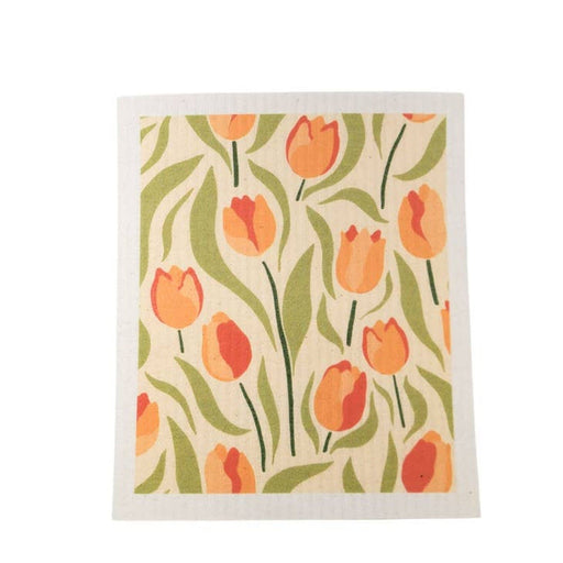 Signature HomeStyles Kitchen Accessories Tulip Flowers Swedish Dishcloth