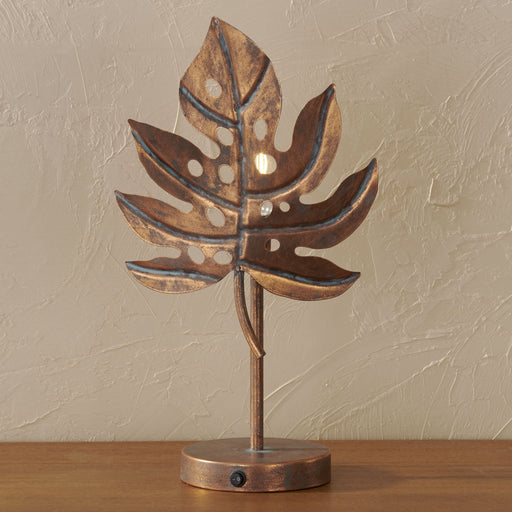 Signature HomeStyles Lanterns Fall Leaf LED Light Stand