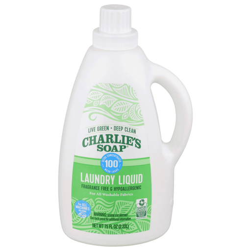 Charlie's Soap Laundry Detergent Charlie's Soap Natural Liquid Laundry Detergent- 100 Loads