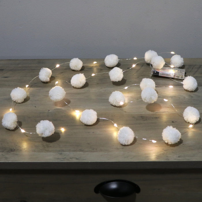 Signature HomeStyles Light Strings LED Snowball String Lights