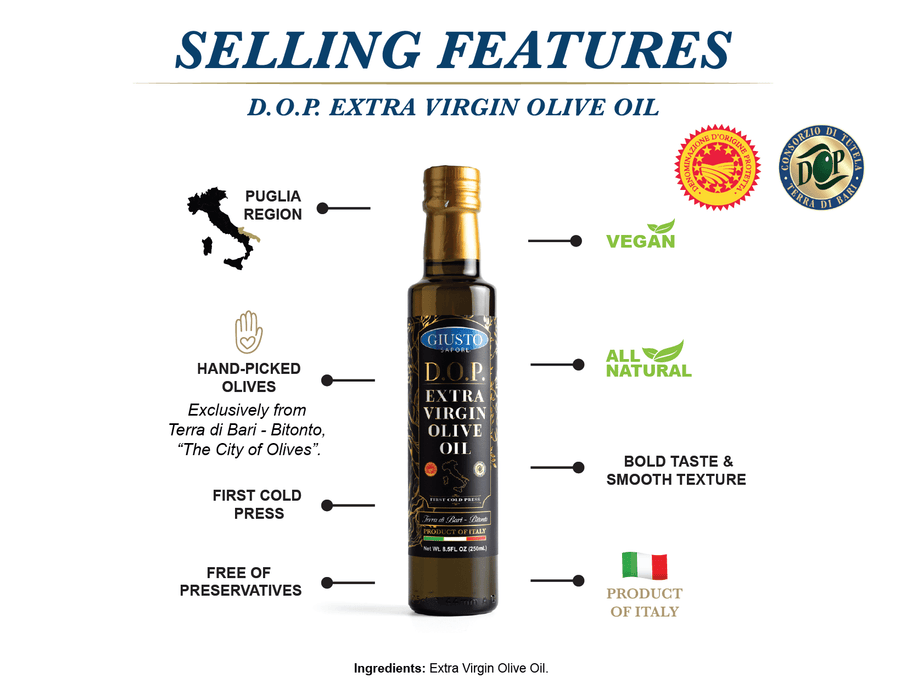 Signature HomeStyles Olive Oils DOP-BA Extra Virgin Olive Oil 250ml