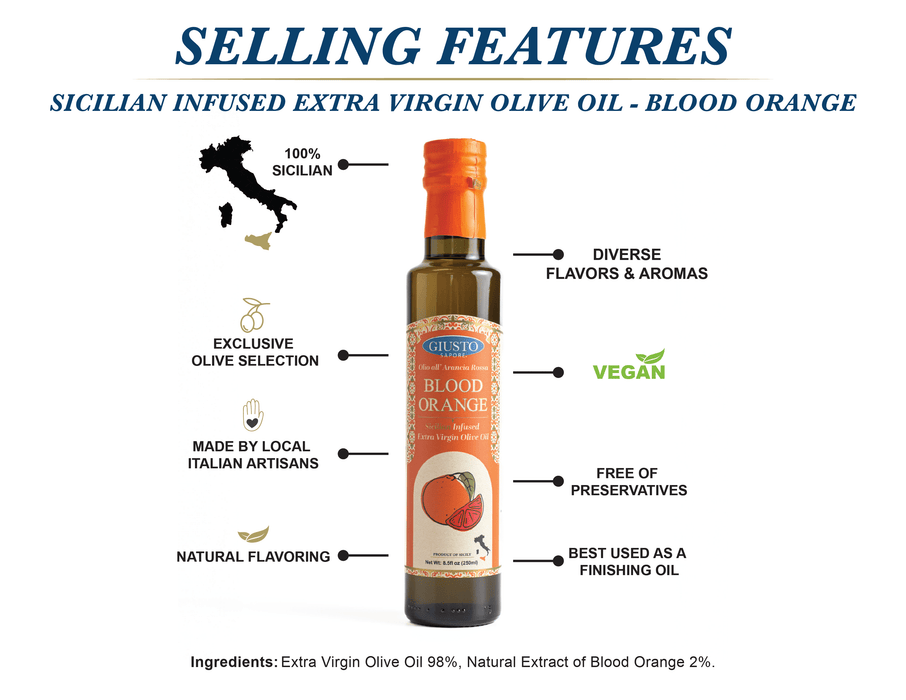 Signature HomeStyles Olive Oils Sicilian Blood Orange Olive Oil