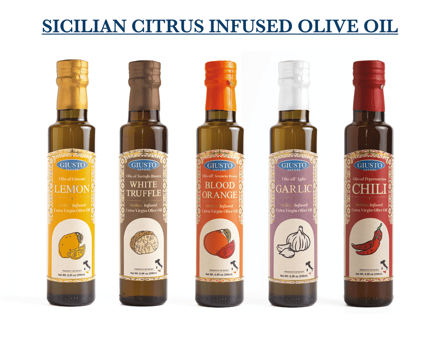 Signature HomeStyles Olive Oils Sicilian Olive Oils "Citrus" Gift Set (5-Pack)