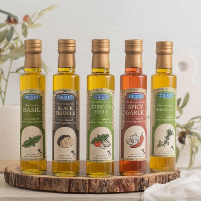 Signature HomeStyles Olive Oils Sicilian Olive Oils "Herb" Gift Set (5-Pack)