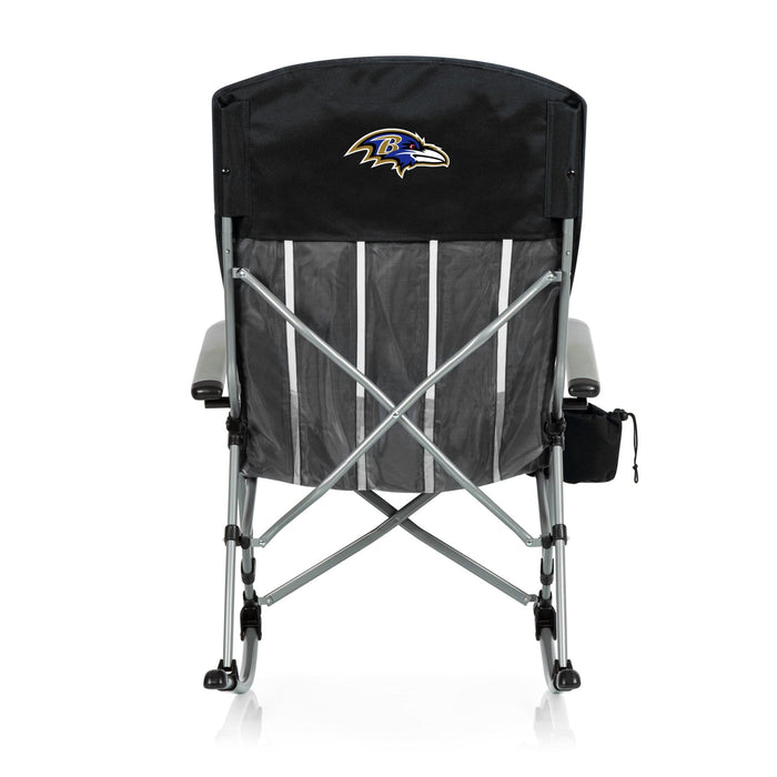 Signature HomeStyles Outdoor Chairs Baltimore Ravens NFL Outdoor Rocking Chair