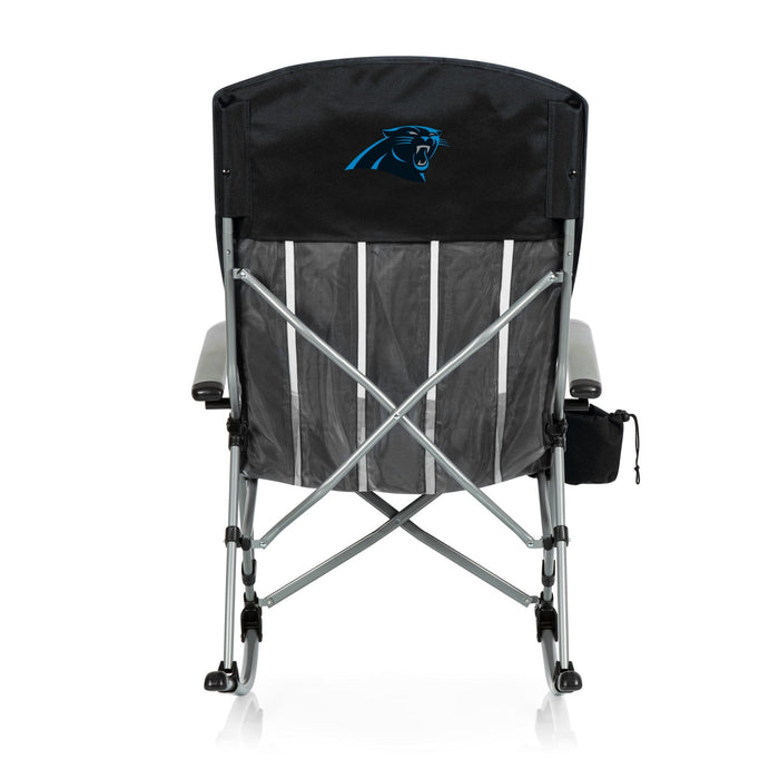 Signature HomeStyles Outdoor Chairs Carolina Panthers NFL Outdoor Rocking Chair