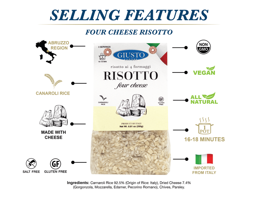 Signature HomeStyles Pasta & Risotto Italian Four Cheese Risotto