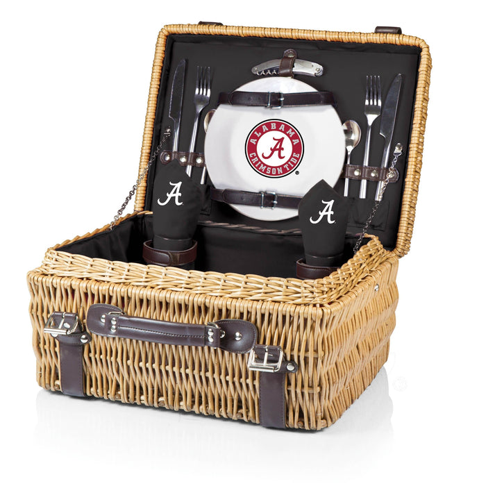 Signature HomeStyles Picnic Baskets University of Alabama NCAA Champion Picnic Basket