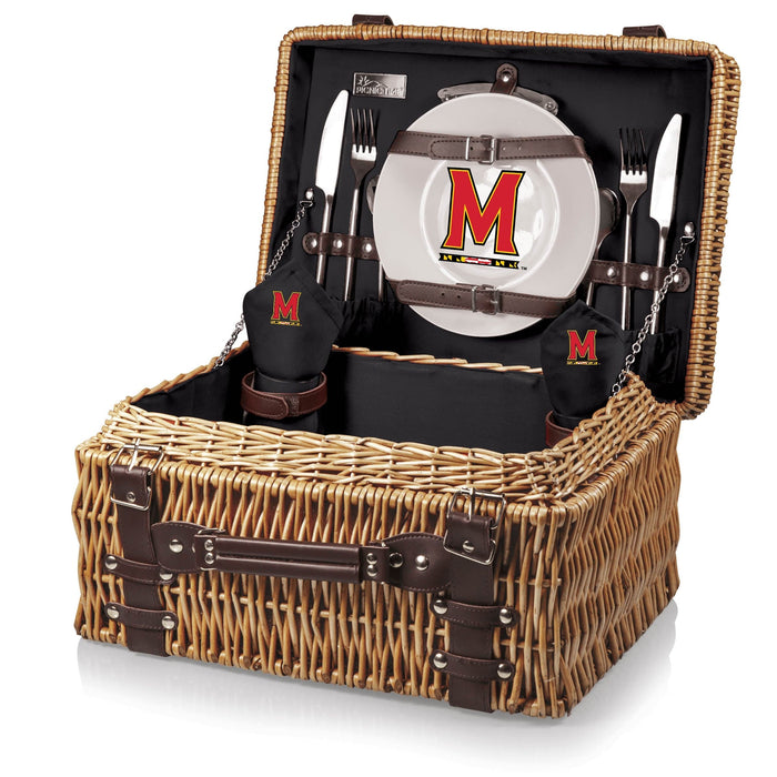 Signature HomeStyles Picnic Baskets University of Maryland NCAA Champion Picnic Basket