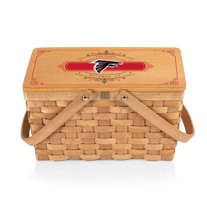 Signature HomeStyles Picnic Baskets Atlanta Falcons NFL Poppy Picnic Basket- Beige