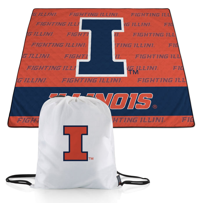 Signature HomeStyles Picnic Blankets University of Illinois NCAA Impresa Picnic Blanket