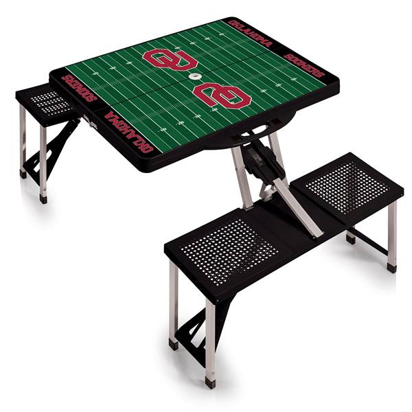 Signature HomeStyles Picnic Tables University of Oklahoma NCAA Portable Folding Picnic Table