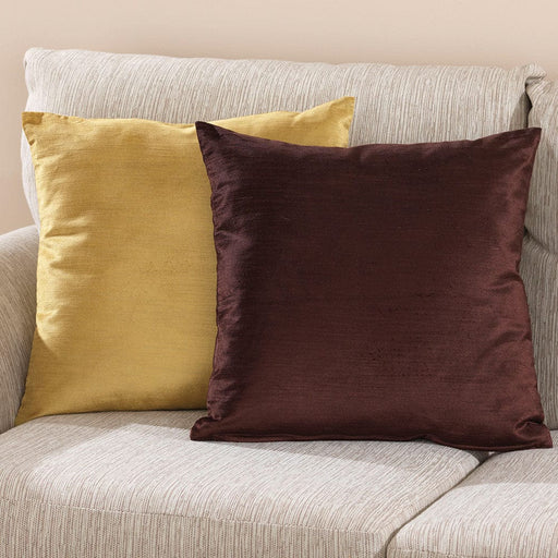 Signature HomeStyles Pillow Covers Brown/Gold Reversible 18" Pillow Cover