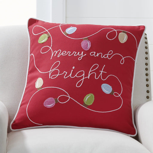 Signature HomeStyles Pillow Covers Merry and Bright 18" Pillow Cover